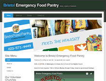 Tablet Screenshot of bristolfoodpantry.org